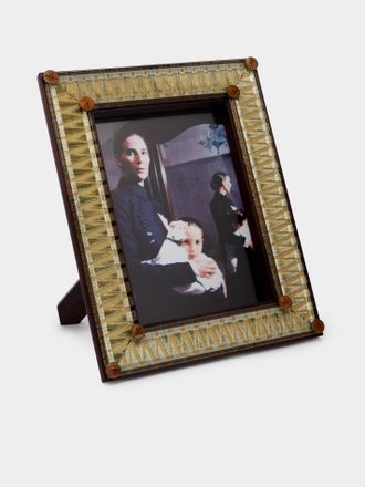 Giberto Baltico Hand-Blown Murano Glass Photo Frame