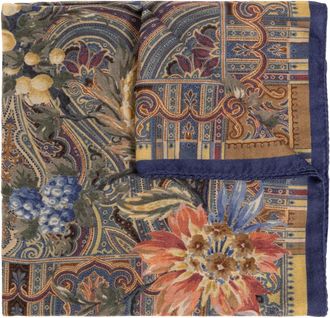 Etro Accessoires, Dames, Veelkleurig, ONE Size, Wol, Bedrukte Sjaal