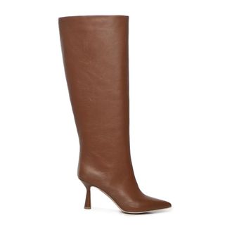 Giuliano Galiano Heeled Boots, female, Brown, 8 UK, Camel High Boots Pointed Toe Heel