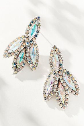 Elizabeth Cole Petite Bacall Crystal Earrings