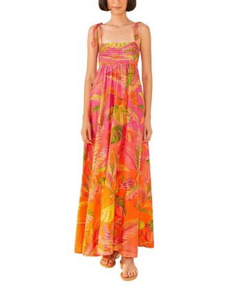 Farm Rio Ombre Forest Maxi Dress