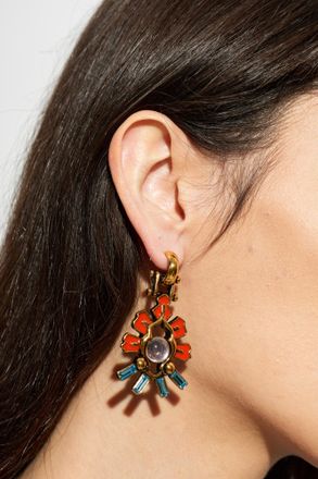 Etro Earrings With Pendants, Womens, Multicolour