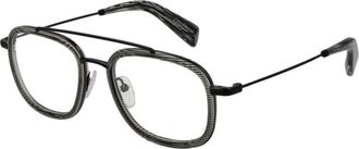 Yohji Yamamoto Gray Acetate Glasses (Frames)