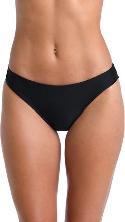 L'agence Nicole Classic Bikini Bottoms in Black at Nordstrom, Size X-Large