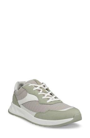 Ecco Mesh Low Top Sneaker in Tea/Gravel/White at Nordstrom Rack, Size 11-11.5Us / 42Eu