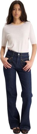 Ines De La Fressange Rick Denim Jeans - Dames - Bootcut Jeans - Blauw - W26 - Denim - Jeans
