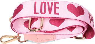Generic Adjustable Wide Shoulder Strap with Heart Design for Crossbody Handbags Comfortable Crossbody Carrying Suitable for All Heights Replacement Purse Stra