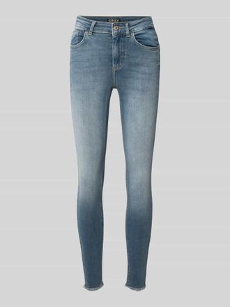 Only Skinny Fit Jeans aus Baumwoll-Mix Modell BLUSH in Hellblau, Gr&ouml;&szlig;e XL/30
