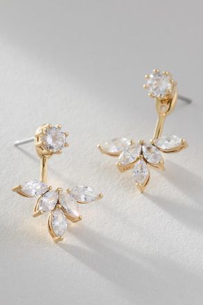 Nadri Olivia Crystal Front-Back Earrings
