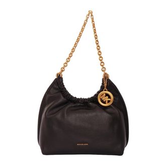 Michael Kors Shoulder Bags, female, Black, Size: ONE SIZE Indie Medium Shoulder Bag