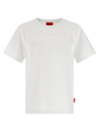 Diesel White Graphic Crew Neck T-Shirt
