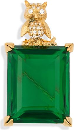 Kenneth Jay Lane Crystal Bird Pin in Gold at Nordstrom Rack