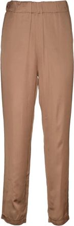 ICONA Bronze Trousers with Relaxed Fit and Tapered Leg