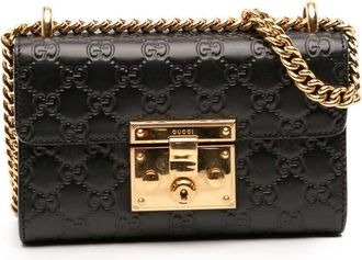 Gucci Pre-owned Gucci Small Guccissima Padlock Crossbody Ladies FVL3KGF65MK2II15