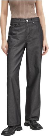 Won Hundred Straight Jeans - Dames - Regular Fit Jeans - Zwart - W26 L32 - Katoen - Jeans