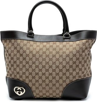 Gucci Borsa tote Lovely in tela GG 2016-2025 - Marrone