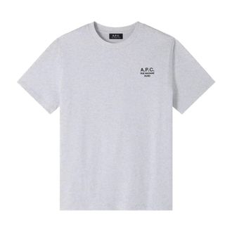 A.P.C. A.p.c., unisex, Tops, Grijs, Maat: XS Katoen