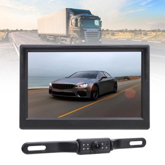 OEM Adecuado Para C&aacute;maras De Marcha Atr&aacute;s Inal&aacute;mbricas Hd 1080p, Pantalla Lcd De 5 Pulgadas, Funci&oacute;n De Visi&oacute;n Nocturna, Resistente Al Agua Con Certificac