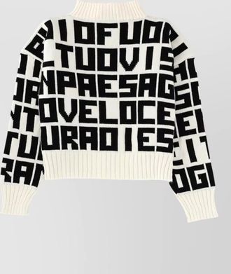 Msgm long sleeve knitwear ribbed cuffs