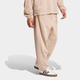 adidas Sporthose ADIDAS SPORTSWEAR M A SZN W FT PT, Damen, Gr. XL, N-Gr, beige (warm sandstone), Obermaterial: 100% Baumwolle, Hosen Sporthose, mit gestickte