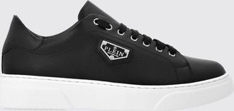 Philipp Plein Sneakers basse in pelle liscia con logo laterale applicato