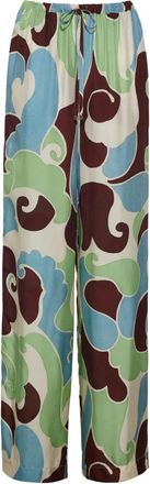 Cara Cara Broek met print - Beige