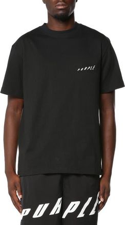 Purple Heavyweight Jersey Graphic T-Shirt in Black at Nordstrom, Size Small