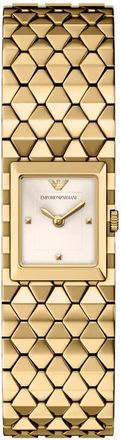 Emporio Armani Embedded Case Bracelet Watch, 20mm x 31mm in Gold at Nordstrom
