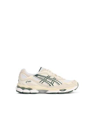 Asics Asics Gel Nyc Sneakers In Ivory And Forest Green Lear Blend