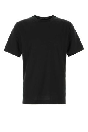 Ermenegildo Zegna Black Cotton T Shirt