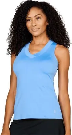 Sofibella UV Colors Racerback Womens Tennis Tank Top in Periwinkle at Nordstrom, Size X-Large