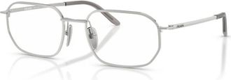 Prada D51V Zonnebril - Heren - Accessoires - Grijs - Maat: 54 MM Zijde
