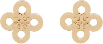 Tory Burch Golden Logo Stud Earrings
