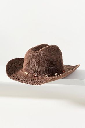 Wyeth Nyc Beaded Nubby Rancher Hat
