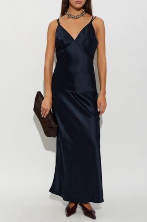 Anine Bing Blanca Top, Womens, Navy Blue