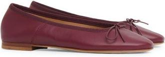 Mansur Gavriel Ballet Flat in Oxblood at Nordstrom, Size 9.5Us