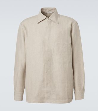 Saman Amel Linen overshirt