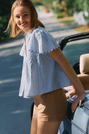 Maeve Colette High-Rise Shorts