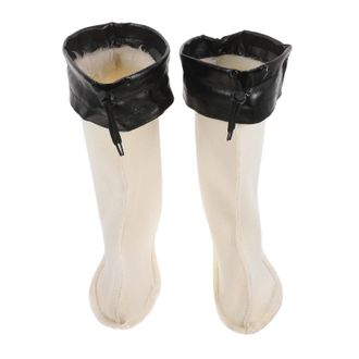 Frcolor Thick Warm Rain Boot Liners with Fleece MenS Medium Cotton Socks for Rain Boots 28-31Cm Shaft for Cold Weather Protection