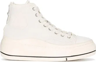 R13 Sneakers High Top Ecru