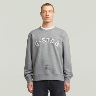 G-Star Applique Sweater - Meerkleurig - Heren