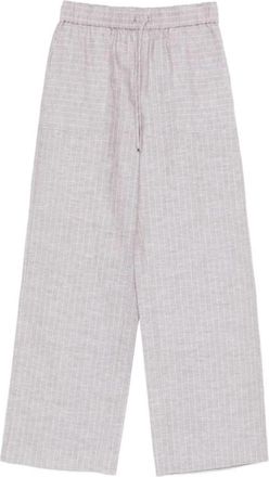 Max Mara Wide broek - Dames - Wijde Broeken - Bruin - 2XS - Broeken