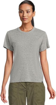 Prana Cozy Up SS Crew Womens Sweatshirt Heather Grey : XL, Hemp/Lyocell/Polyester