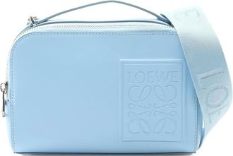 Loewe camera leather cross body bag - Blue