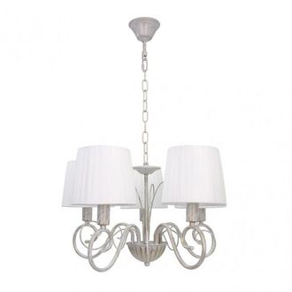Fabrilamp Lampada Amsterdam 5xe14 Bianco/oro Regx45x45 Cm
