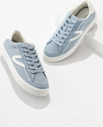 Tretorn Hopper Canvas Sneakers - Light Blue - 6 1/2 M Talbots