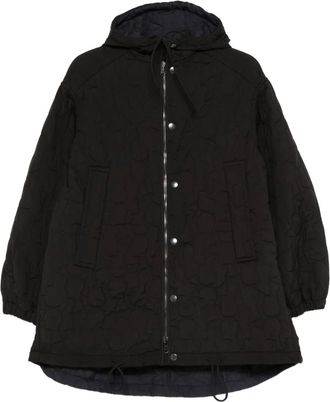 Konrad Anna hooded coat - Black