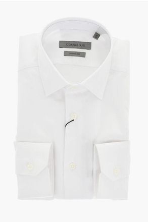 Corneliani Cotton Poplin Shirt With Italian Collar size 44