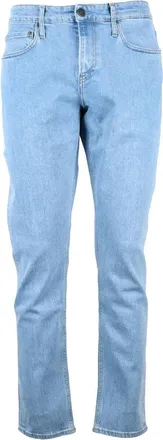 Calvin Klein Light Blue Tapered Stretch Jeans