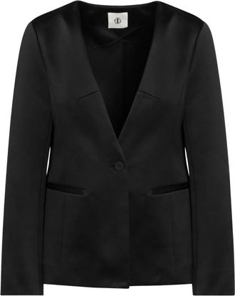 The Garment Zwarte Jas Monopetto Stijl - Dames - Blazers - Zwart - XS - Jassen